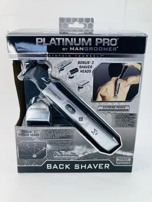 MANGROOMER - PLATINUM PRO Novo Barbeador Traseiro - Para peças, não funciona, LEIA - Imagem 1 de 4