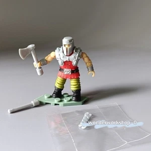 Mega Construx Bloks MOTU Warrior and Axe Weapon Building Figure Model Toy - Picture 1 of 3