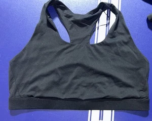 Fabletics Medium Impact Sports Bra Black  Womens Plus Size 2X - Picture 1 of 3