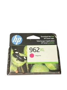 GENUINE HP 962XL Magenta Ink Cartridge 3JA01AN NEW 9010, November 2024 - Picture 1 of 2
