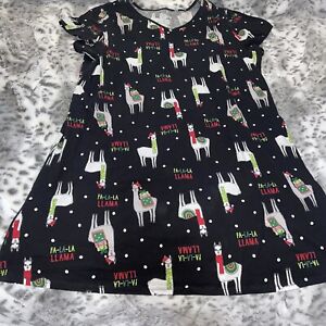 SECRET TREASURES Size L/XL 14-18 Christmas Sleepshirt Nightgown Llama