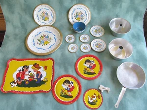 Platos infantiles de metal surtidos - Imagen 1 de 6
