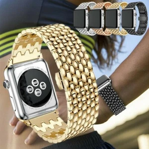 Luxus Damen Edelstahl Armband für Apple Watch Series 7 6 5 4 3 21 38/42/41/45mm - Bild 1 von 25