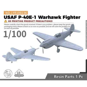 Yao's Studio LYR100236 1/100 Military Model Kit USAF P-40E-1 Warhawk Fighter - Picture 1 of 4