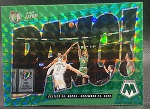 🔥🔥 2021-22 Panini Mosaic Bang! #9 JAYSON TATUM Boston Celtics 🔥🔥 - Picture 1 of 2