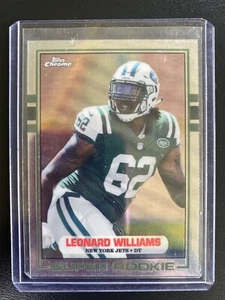 Leonard Williams RC 2015 Topps Chrome Football Super Rookie Insert #89-LW - Bild 1 von 2