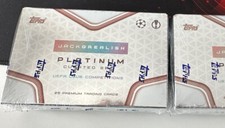 Topps Jack Grealish Platinum Curated Set - Box - NEW & ORIGINAL PACKAGING 25 Premium Cards
