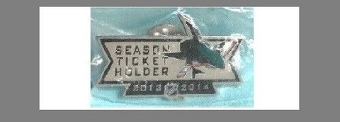 San Jose Sharks 2013-2014 Season Ticket Holder Pin  NHLĀ®š¦ Cover