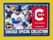 2002 Upper Deck Vintage Special Collection #S-RS RYNE SANDBERG Game-Used Jersey