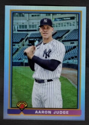 2021 Aaron Judge Bowman Baseball Refractor Yankees 91B-AJ - Image 1 of 2