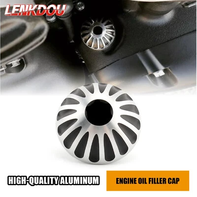 Tapa de llenado de aceite de motor para Triumph America Bonneville Thruxton todos los años - negra Foto 1 de 4