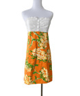 Lilly Pulitzer 78400 The Bowen Dress Strapless Lace Down By The Docks Sz 6