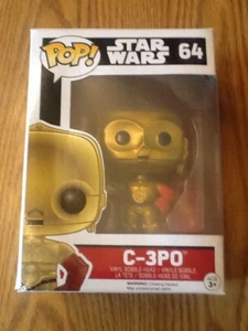 Funko Pop! Star Wars The Force Awakens C-3PO #64 Red Arm NEW - Picture 1 of 4