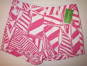 ¡Nuevo! Pantalones Cortos LILLY PULITZER Callahan YACHT SEA CAPRI ROSA Talla 2 Nuevos con Etiquetas - Imagen 1 de 4