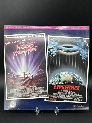 THE MAKING OF...INVADERS FROM MARS and LIFEFORCE Laserdisc RARE - Imagem 1 de 4