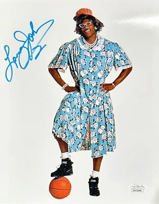 Larry Johnson Signed Autographed 8x10 Photo JSA Authenticated Grandmama Hornets - Image 1 of 2