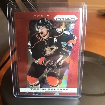 2013-14 Panini Prizm Red Prizm #112 Teemu Selanne - Image 1 of 2