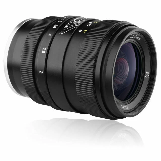 Oshiro 35mm f/2 LD UNC AL Wide Angle Full Frame Lens for Sony E-Mount - Black (OSH-35FE)