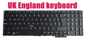 Teclado Reino Unido Inglaterra para Lenovo ThinkPad E16 Gen 1 (Tipo 21JN, 21JQ, 21JT, 21JU) - Imagen 1 de 1