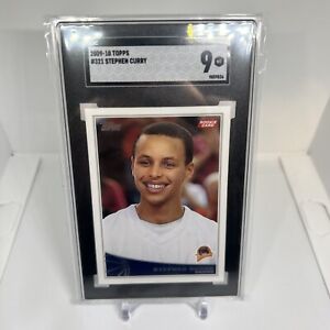 Stephen Curry SGC 9 Topps Rookie Card HOFer 