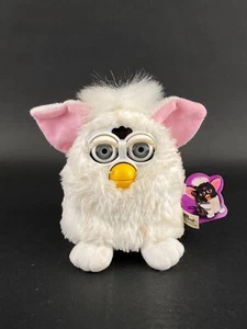 Vintage Tiger Electronic 1998 Furby Toy Snowball White 70-800 Good For Parts - Picture 1 of 12