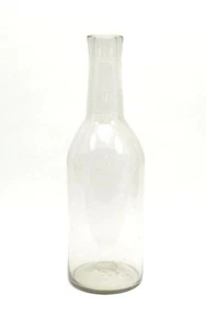 Mundgeblasene recycelte klare Demijohn Stil große Glasflasche Vase - 20 Zoll hoch - Bild 1 von 3