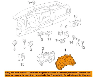 二手速度计 适合:2007 Gmc Sierra 1500 拾音器 全新风格 平滑门 s — 第 1/3 张图片