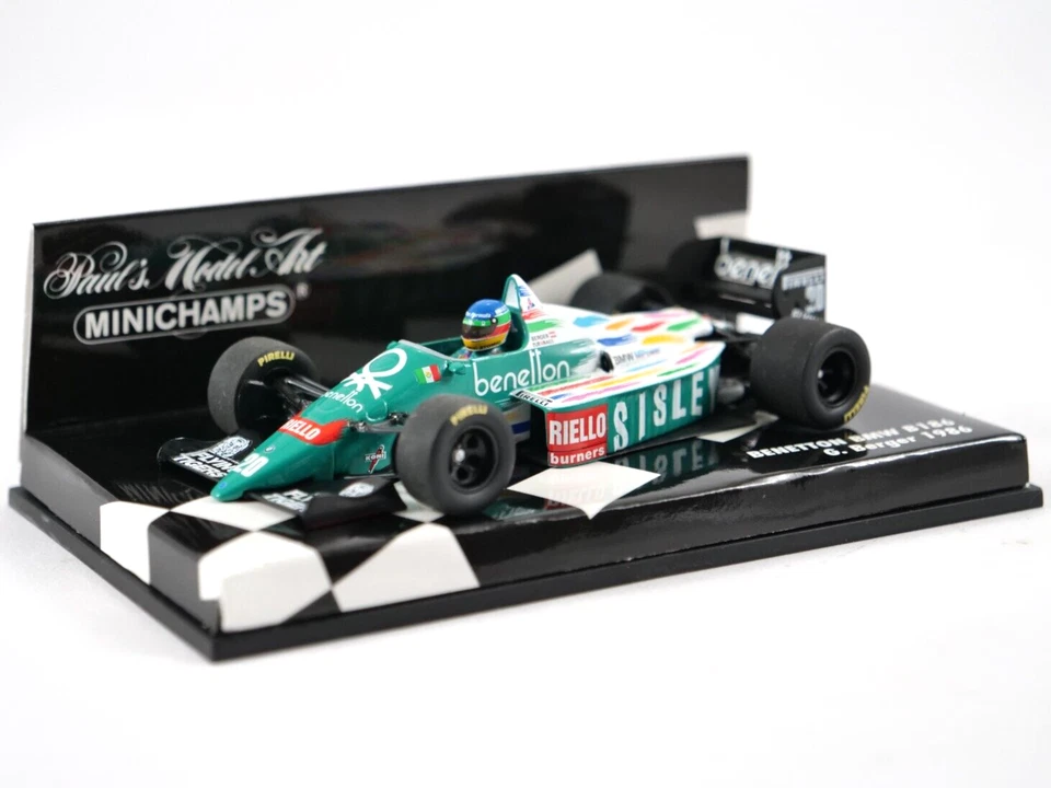 MINICHAMPS 1/43 Benetton BMW B 186 Pastore 430 860020 1986 - Immagine 1 di 4