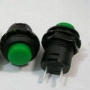 100xGreenMomentary OFF-(ON) 12V Interruttore CORNO per Auto,GM35 - Foto 1 di 1