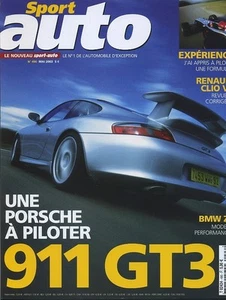 SPORT AUTO n°496 05/2003* PORSCHE 911 GT3 CLIO V6 BMW Z4 - Imagen 1 de 1