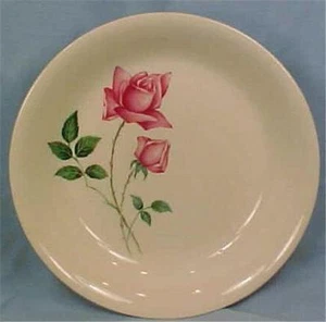 Bermuda Rose Soup Bowl Canonsburg Pottery Vintage Retro Mid Century Modern - Picture 1 of 3
