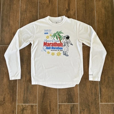 Camisa de Correr De Colección Para Hombre Space Coast Marathon NASA Astronaut FL Manga Larga Talla S Foto 1 de 4