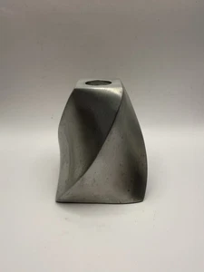 Retro Sensible Chic Candle Holder Silver - Picture 1 of 5