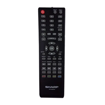 Controle remoto de TV Sharp EN-83804S original usado - Imagem 1 de 4