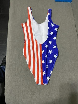 Maiô peça única bandeira americana  - Imagem 1 de 2