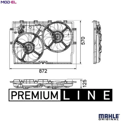 FAN ENGINE COOLING CFF 193 000P FOR FIAT DUCATO/Platform/Chassis/Bus/Van 2.0L - Image 1 of 4