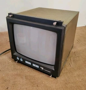 Monitor Videosorveglianza CRT Catodico Vintage Computer Monitor CRT Monitor CCTV - Foto 1 di 6