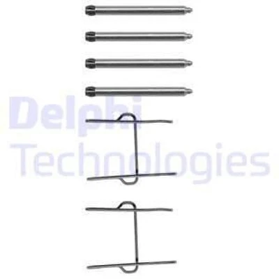 DELPHI Zubehörsatz, Scheibenbremsbelag Vorne LX0081 - Bild 1 von 2