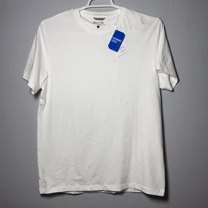 Camiseta Porter & Ash Performance Hombre L Blanca Algodón 4 Vías Elastizada Cuello Redondo - Imagen 1 de 12