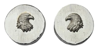 BeKo Edelmetalle 2 x 20 g Silberbarren Round 999 Feinsilber Adler High Relief - Bild 1 von 2