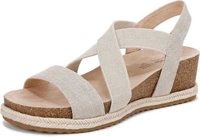 LifeStride Women's Breeze Wedge Sandals  - Almond Milk - Size 7 NEW - Image 1 of 4