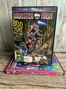 Lot Of 2 Monster High: Boo York, Boo York (DVD, 2015) Animation Ghouls Rule - Picture 1 of 4