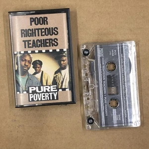 POOR RIGHTEOUS TEACHERS Cassette Tape 90s Rap Hip Hop PURE POVERTY SHAKIYLA JRH - Picture 1 of 6