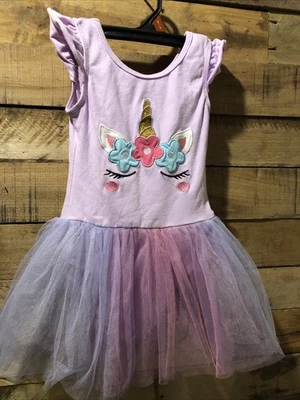 Unicorn One Piece Tutu Dress Little Girl 6 - Image 1 of 4