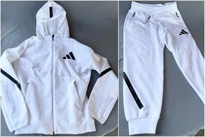 NEW w/o TAG - Tate Mcrae Promo - adidas Sportswear Z.N.E White Track Suit - Sz M - Picture 1 of 22
