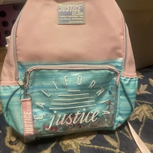Justice California Backpack Color Changing Backpack Pink/Blue RETAIL $39.95 - Picture 1 of 6