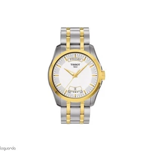 Tissot T-Trend Couturier Two Tone Men's Day Date Watch T0354072201100 - Picture 1 of 2