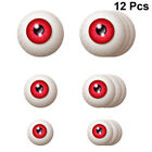 12 Pcs Bloodshot Eyeballs Decor Waterproof Wall Stickers Halloween Decot