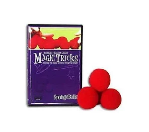 Magic Amazing Easy To Learn Sponge Balls DVD + 4 Balls - Picture 1 of 1