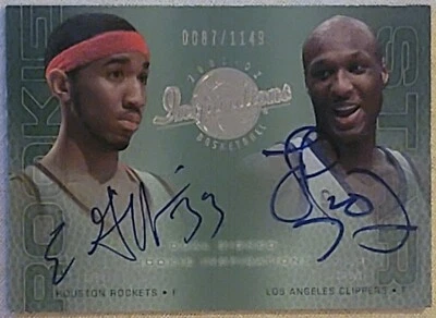 2002 Inspirations Basketball Rookie Starr (Eddie Griffin/Lamar Odom) autos 1149 - Image 1 of 2
